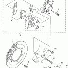 YZ125J1 Передний тормозной суппорт