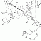 YZ125J1 Главный тормозной цилиндр,передний