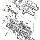 FZR600RHC/FZR600RH ГОЛОВКА ЦИЛИНДРА
