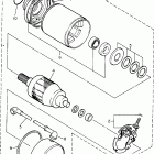 FZR600RHC/FZR600RH ПУСКОВОЙ ЭЛЕКТРОДВИГАТЕЛЬ