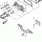 FZR600RHC/FZR600RH Задний фонарь