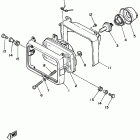 TW 200E Фара