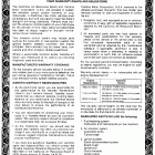 XT 350 * audio warranty - service pg -  1 *