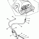 XT 350 Топливный бак  (только шт. Калифорния)