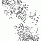 XV1100H Virago 1100 ГОЛОВКА ЦИЛИНДРА