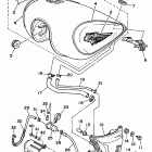 XV1100H Virago 1100 Fuel tank (non-california)