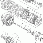 XV1100HC/XV1100H/XV1100SHC/XV1100SH Сцепление