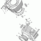 XV750H Virago 750 Цилиндр