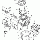 YZ 250 ГОЛОВКА ЦИЛИНДРА