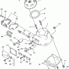 YZ125H1 ГОЛОВКА ЦИЛИНДРА