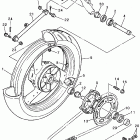 YZF600RHC/YZF600RH Заднее колесо