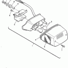 VMX 1200 Задний фонарь