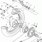 XJ600SG/XJ600SGC Заднее колесо