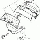 XJ600SG/XJ600SGC Задний фонарь