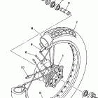 XV250GC/XV250G Переднее колесо
