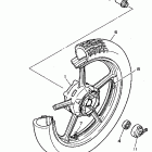 XV750G Virago 750 Переднее колесо