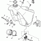 YZ 250 ТОПЛИВНЫЙ БАК