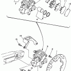 YZ125G1 Задний тормозной суппорт