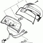XJ 600S Задний фонарь