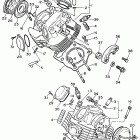 XV750F Virago 750 ГОЛОВКА ЦИЛИНДРА