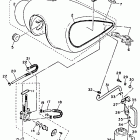 Virago 750 Топливный бак  (только шт. Калифорния)