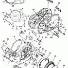 VIRAGO 1100-XV 1100 Крышка картера двигателя