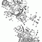 VIRAGO 1100-XV 1100 ГОЛОВКА ЦИЛИНДРА