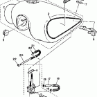 XV750E/XV750EC Fuel tank non california