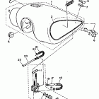 Virago 750 Топлевный бак