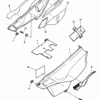 XT 600E БОКОВАЯ КРЫШКА