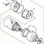 XV1100BC/XV1100B ПУСКОВОЙ ЭЛЕКТРОДВИГАТЕЛЬ