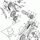 XV750B/XV750BC Цепь механизма газораспределения