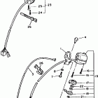 XV750B/XV750BC Рулевые переключатели