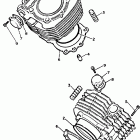 XV750B/XV750BC Цилиндр
