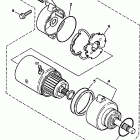 XV750B/XV750BC ПУСКОВОЙ ЭЛЕКТРОДВИГАТЕЛЬ