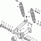 XV750B/XV750BC Подвеска задние амортизаторы