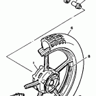 XV750B/XV750BC Переднее колесо