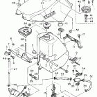 FZR 600RA Топлевный бак