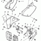 YZ 125 БОКОВАЯ КРЫШКА