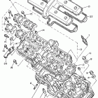 FZR1000 ГОЛОВКА ЦИЛИНДРА