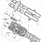 FZR400W FZR ГОЛОВКА ЦИЛИНДРА