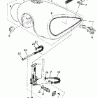 Virago 750 Топлевный бак