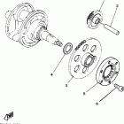 XV250WC/XV250W Муфта стартера