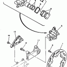 YZ 125 Задний тормозной суппорт