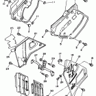 YZ 125 БОКОВАЯ КРЫШКА