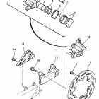 YZ 250 Задний тормозной суппорт