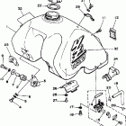 YZ490W ТОПЛИВНЫЙ БАК