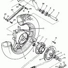 FZ600S Заднее колесо