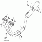 FZ600S Выхлопная система