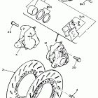 FZ600S Front brake caliper fz600s - sc
